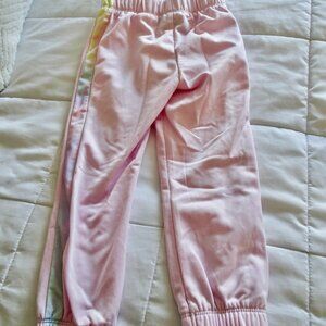 Nike Pink with Rainbow Tie dye Track Pants-4T